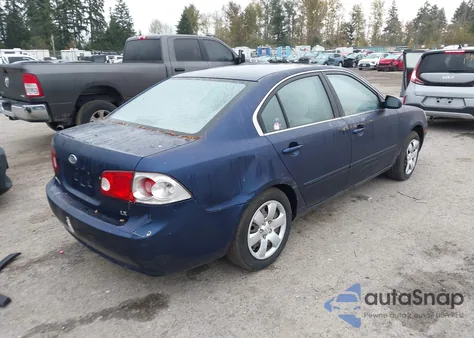 2008 Kia Optima Lx из США, поврежденный, VIN KNAGE123X85234154